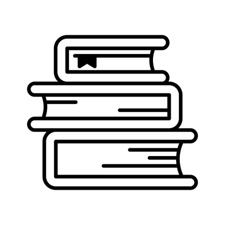 Book icon. Notebook on white background. Vector Illustration.のイラスト素材