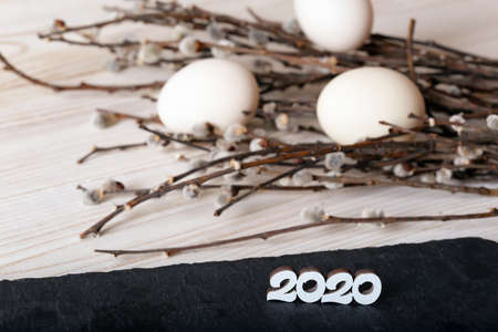 Close-up chicken eggs on a white background. Source of protein and protein. natural organic food. Dishes from eggs. Preparing for Easter.の写真素材