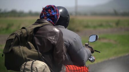 travel by motorcycleのeditorial素材