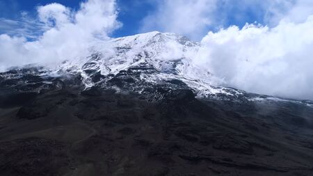 clouds in mountainsのeditorial素材
