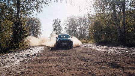 car on the road