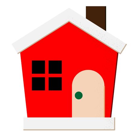 Illustration of Christmas (House)のイラスト素材