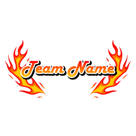 Illustration of burning fire flame (white background, vector, clipping)のイラスト素材