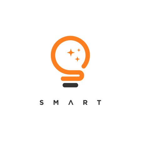 Smart idea design vector llustration unique Premium Vectorのイラスト素材