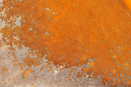 Close up of a rusty metal plate
