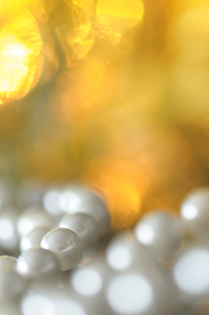 White pearl necklaceの写真素材