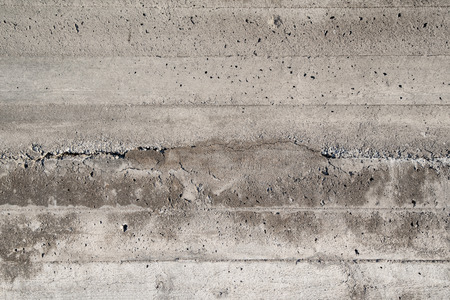 Old cracked and weathered concrete wallの写真素材