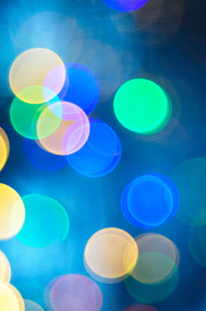 Christmas lights defocused, abstract bokeh backgroundの写真素材