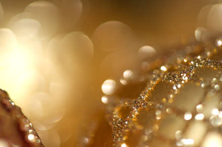 Christmas decorations. Selective focus and very shallow depth of field.の写真素材