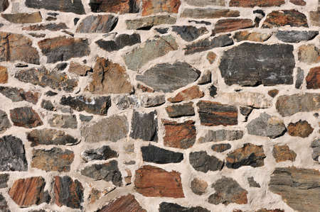 Close up of an old stone wall