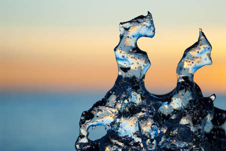 Ice meltingの写真素材