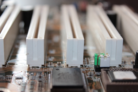 chip in close-upの写真素材