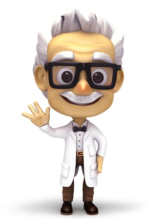 Professor say hello の写真素材