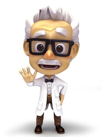 Professor looking mad の写真素材