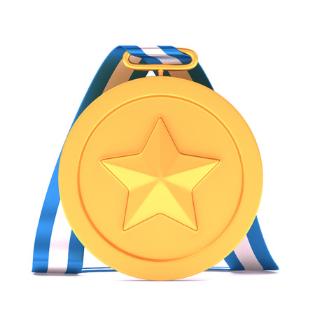 Gold medalの写真素材