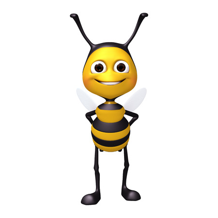 Bee stand up の写真素材