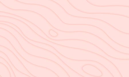 3D cartoon abstract waves. Paper carve backgroundのイラスト素材