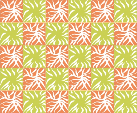 vintage pattern backgrounds with abstract plant motifsのイラスト素材