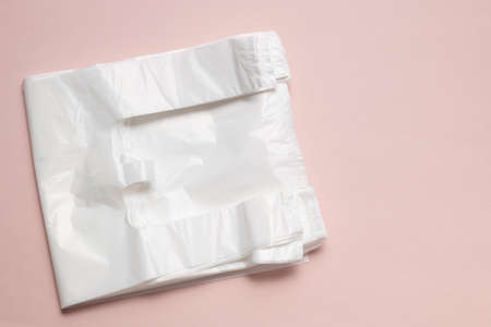 A plastic bag that has become paidの写真素材