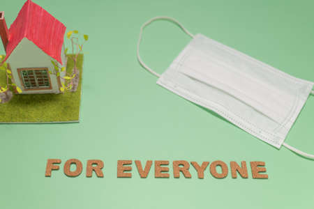 Let's wear a mask for the people of the world and live with care.