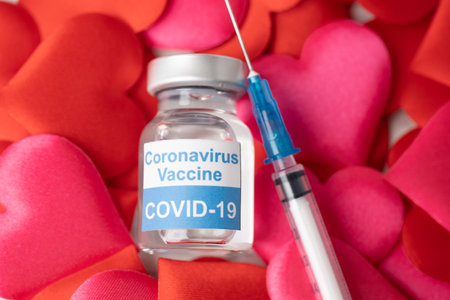 Image of the new corona vaccineの写真素材