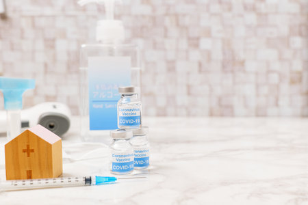 New Corona Vaccine Prevention Itemsの写真素材