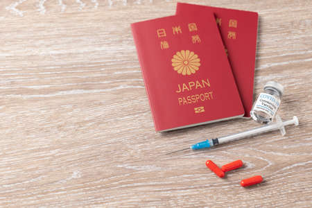 Vaccines and medicines for going abroadの写真素材