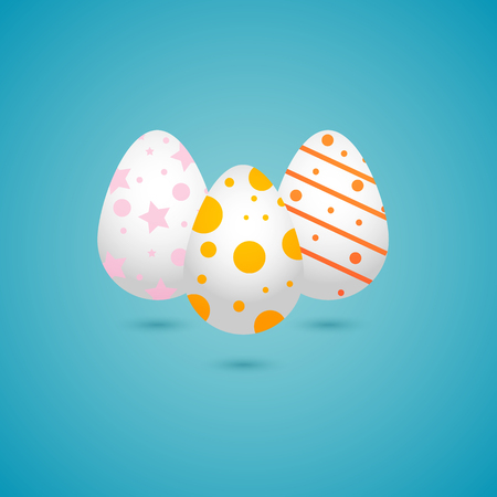 easter eggsのイラスト素材
