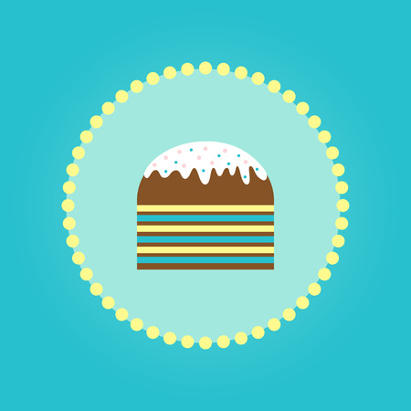 Easter simple cakeのイラスト素材