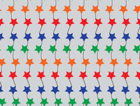 Seamless simple pattern with starsのイラスト素材