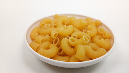 macroni isolated on white