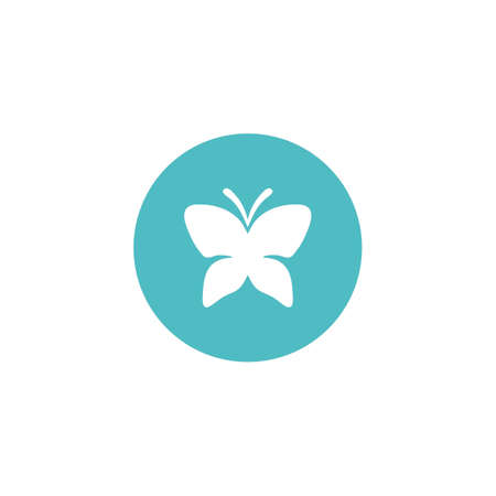 butterfly logo icon vector template for corporate logo and business card design.のイラスト素材