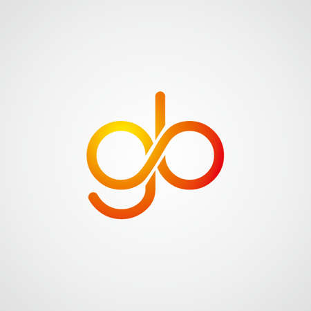 G & B letters Joint logo icon vector template for corporate logo and business card design.のイラスト素材