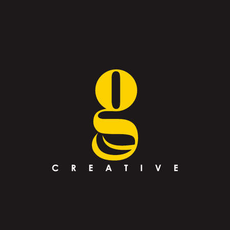 G Letter Initial Logo Design Template Vector Illustrationのイラスト素材