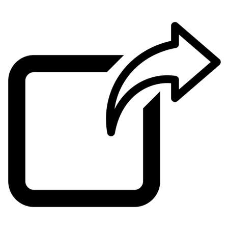 Share symbol. Link illustration. Outline share sign. Transparent pictogramのイラスト素材