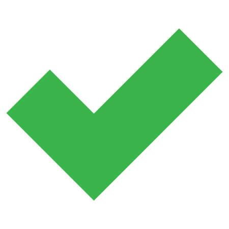 Illustration pour Checkmark tick. Correct symbol in green. Yes sign. Green checkmark illustration. Vote icon - image libre de droit