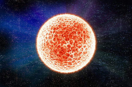 Fireball planetの写真素材