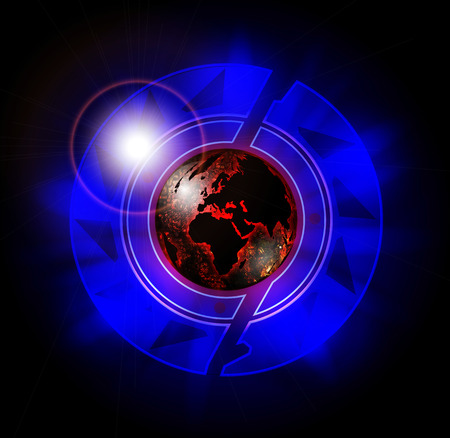 World abstractの写真素材