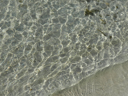 crystal clear waterの写真素材