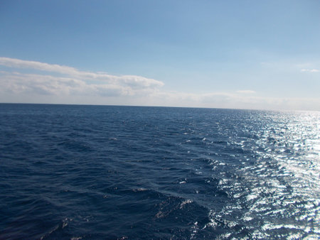 beautiful views of the Mediterranean Seaの写真素材