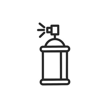 Spray vector icon. Spray bootle outline designe.のイラスト素材