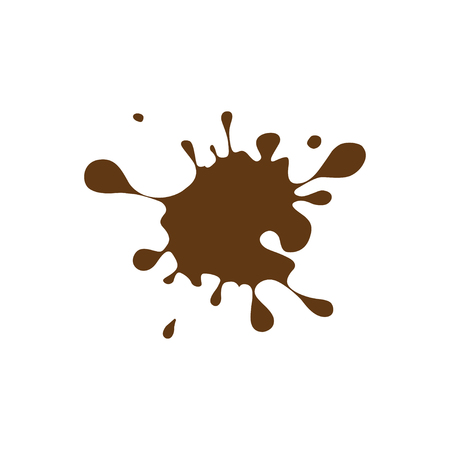 Chocolate splash iconのイラスト素材