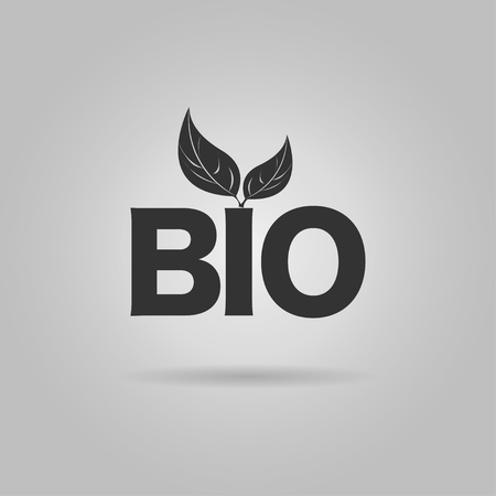 Bio logo vector illustrationのイラスト素材