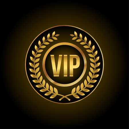 Vector VIP iconのイラスト素材