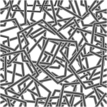 Vector seamless pattern. Modern stylish texture with monochrome trellis. Repeating geometric triangular grid. Simple graphic design. Trendy hipster sacred geometry.のイラスト素材