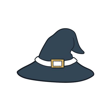 Vector magic hat vector illustration on ehite backgroundのイラスト素材