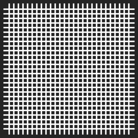 The pattern of the curves of scattered squares on white background.のイラスト素材