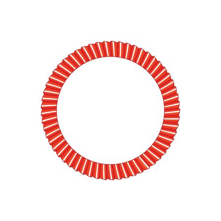 Vector illustration of red sealのイラスト素材