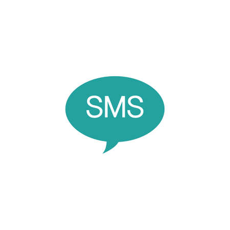 Sms marketing icon. Flat illustration of sms marketing vector icon for web design. Vector illustrationのイラスト素材