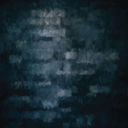 Abstract mosaic background. Triangle geometric background. Design elements. Vector illustration.dark blue colorsのイラスト素材